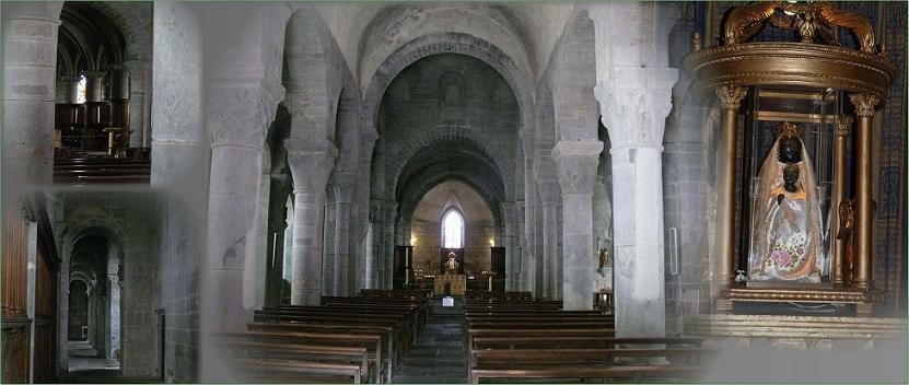 Eglise de Besse et Saint Anastaise et vierge noire.