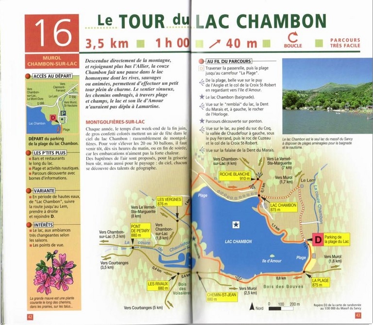 Le tour du lac Chambon