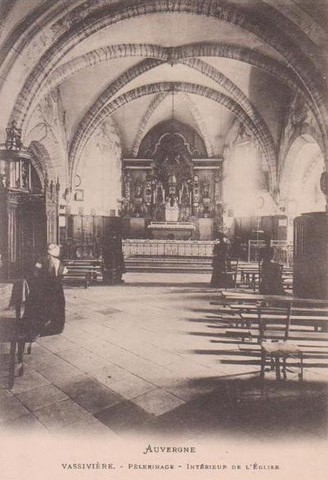 La chapelle de Vassivière (Photo ancienne).