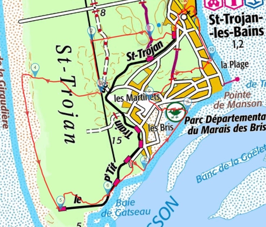 La pointe Sud de l'île d'Oléron au départ de Saint-Trojan