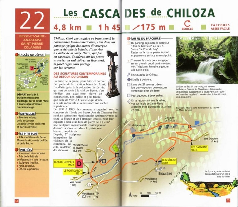 Les cascades de Chiloza